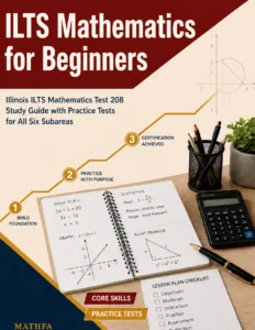 ILTS Mathematics for Beginners – ILTS 208 Math Study Guide & Practice Tests book cover