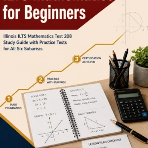 ILTS Mathematics for Beginners — ILTS Mathematics math study guide and practice tests book cover