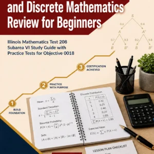 ILTS Statistics, Probability, and Discrete Mathematics Review for Beginners — ILTS Statistics, Probability, and Discrete Mathematics math study guide and practice tests book cover