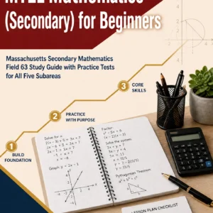MTEL Mathematics Secondary for Beginners — MTEL Mathematics Secondary math study guide and practice tests book cover