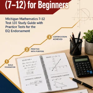 MTTC Mathematics 7-12 for Beginners — MTTC Mathematics 7-12 math study guide and practice tests book cover
