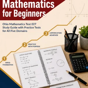OAE Mathematics for Beginners — OAE Mathematics math study guide and practice tests book cover