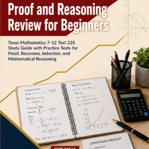 TExES Mathematical Proof and Reasoning Review for Beginners — TExES Mathematical Proof and Reasoning math study guide and practice tests book cover