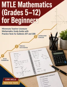 MTLE Mathematics Grades 5-12 for Beginners – MTLE 207 Math Study Guide & Practice Tests book cover