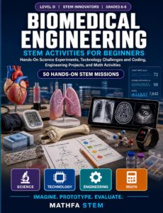 Biomedical Engineering STEM Activities for Beginners – 50 Hands-On Missions for Grades 6–8 book cover