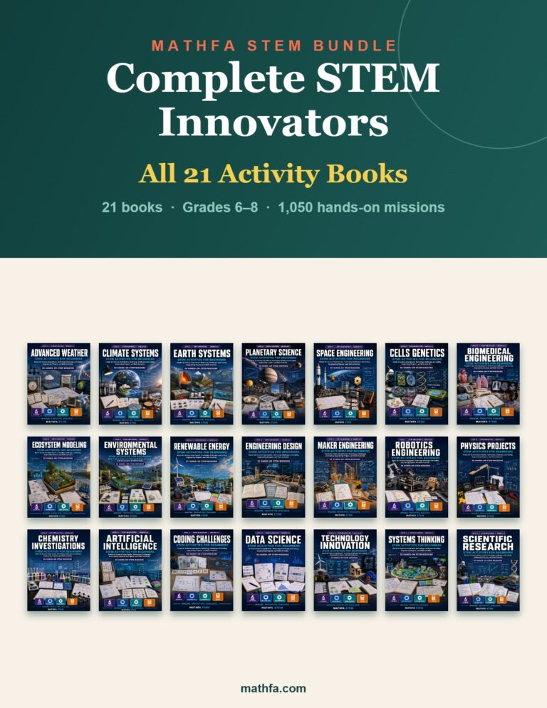 Complete STEM Innovators Bundle – All 21 STEM Activity Books for Grades 6–8 book cover