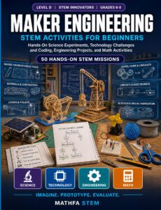 Maker Engineering STEM Activities for Beginners – 50 Hands-On Missions for Grades 6–8 book cover