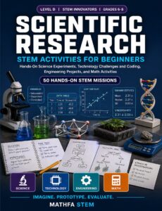 Scientific Research STEM Activities for Beginners – 50 Hands-On Missions for Grades 6–8 book cover