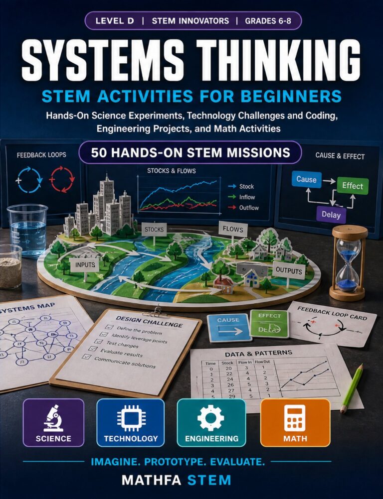 Systems Thinking STEM Activities for Beginners – 50 Hands-On Missions for Grades 6–8 book cover