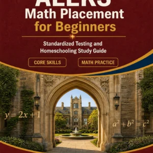 ALEKS Math Placement for Beginners — ALEKS math placement study guide and practice tests book cover