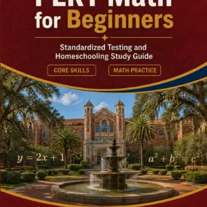 PERT Math for Beginners — Florida PERT math study guide and practice tests book cover